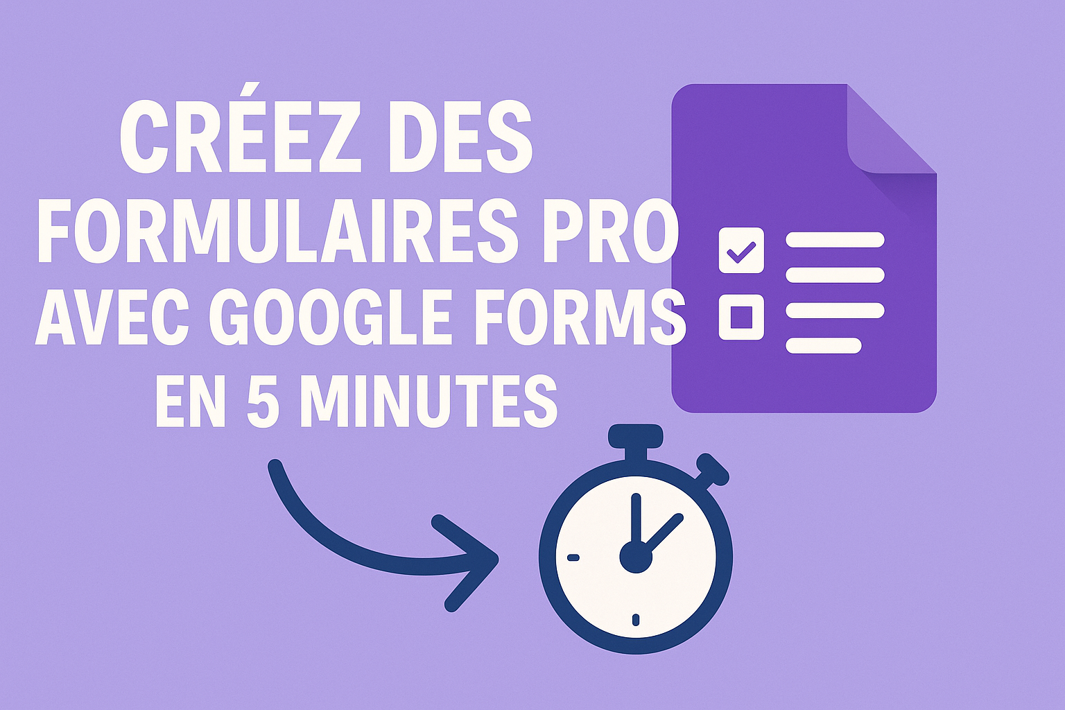 Tutoriel Google Forms : créer un formulaire pro en 5 minutes
