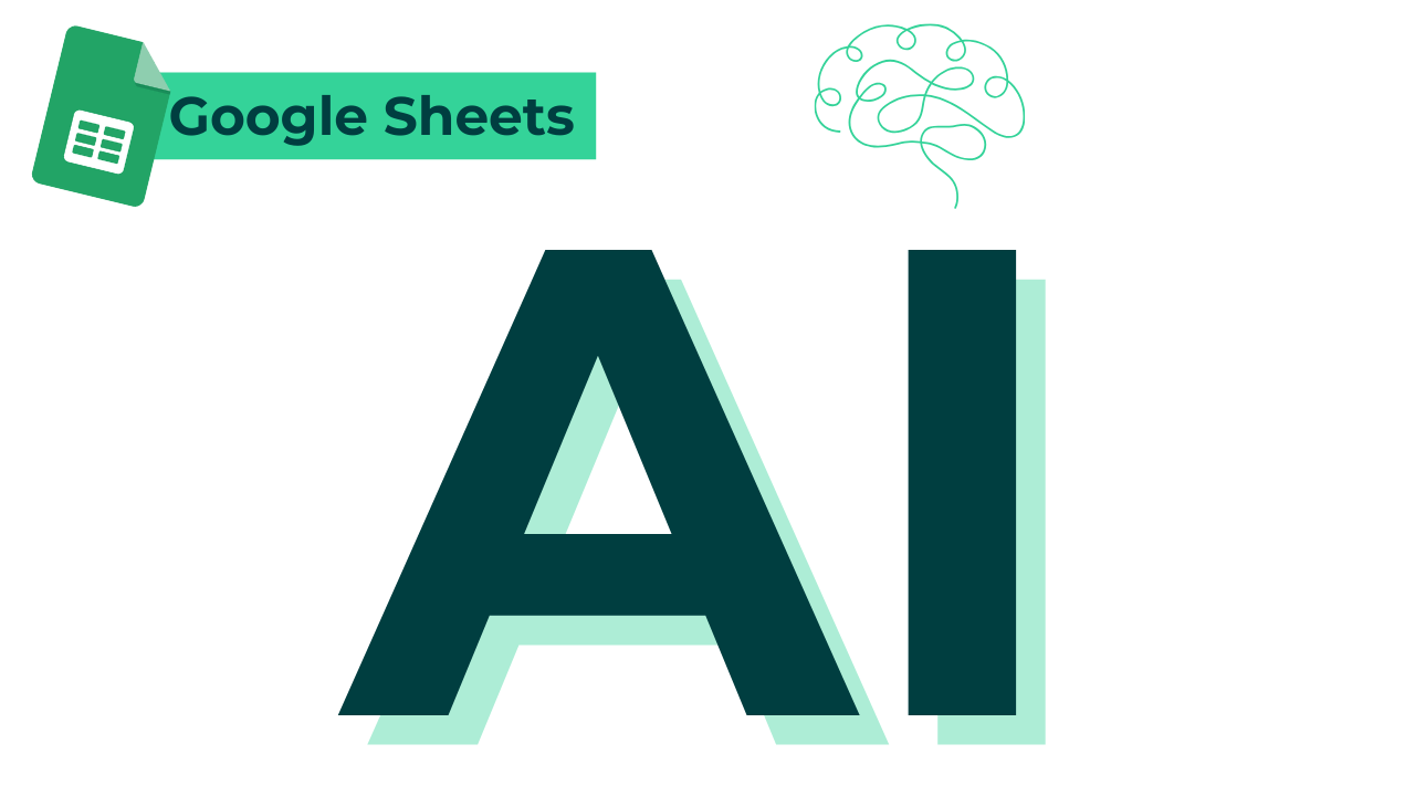 Google Sheets et intelligence artificielle représentée par AI