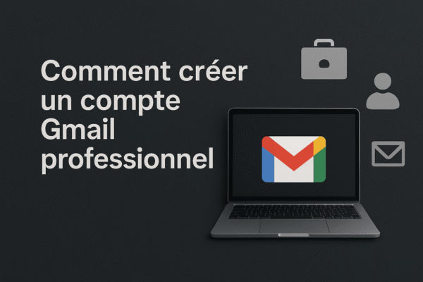 Tutoriel visuel sur la création d’un compte Gmail professionnel